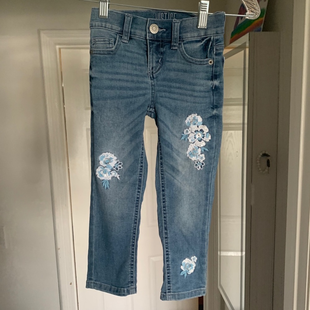Justice stretchy jeans